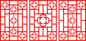 中式古典镂空隔断