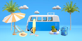 夏日背景