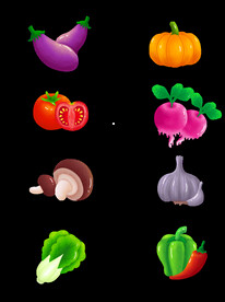 蔬菜 矢量