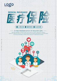 医疗保障海报