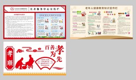 养老展板