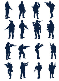 特种兵剪影