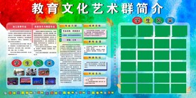校园艺术展板