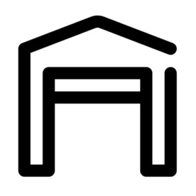 智能家居图标 车库