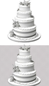 蛋糕生日婚礼喜庆庆祝糕点甜品