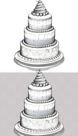 蛋糕生日婚礼喜庆庆祝糕点甜品