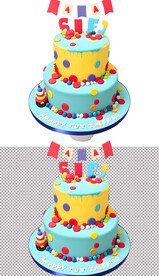 蛋糕生日婚礼喜庆庆祝糕点甜品
