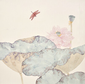 水墨荷花