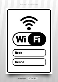 wifi账号密码图示海报