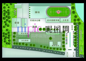 学校平面