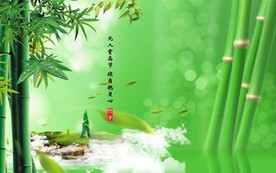 竹子背景墙
