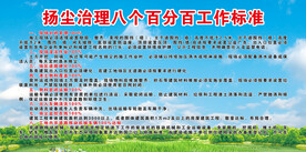 扬尘治理八个百分百