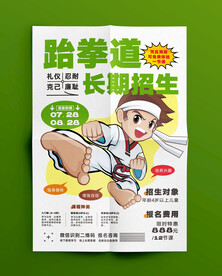 跆拳道海报