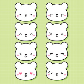 小熊表情