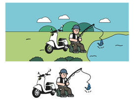 钓鱼