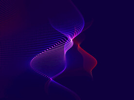 发光线条科技背景