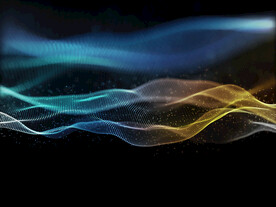 发光线条科技背景