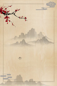 中国风展板 