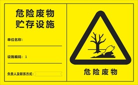 危险废物贮存设施标牌