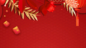红色喜庆节日背景