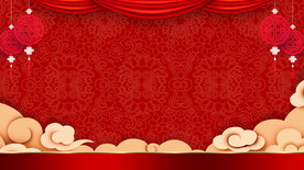 红色喜庆节日背景