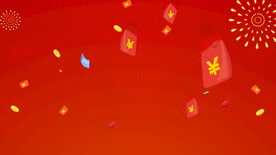 红色喜庆节日背景