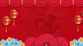 红色喜庆背景