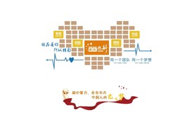 企业文化墙  团队风采