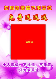 扫码加微信展板