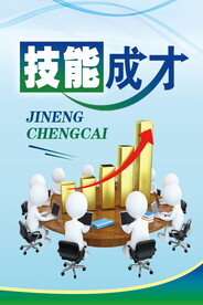 技能成才海报