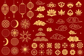 复古中国风矢量元素