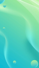 绿色科技渐变唯美几何圆活动背景