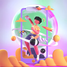 C4D模型 卡通人 