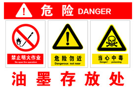 警示牌