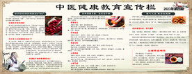 中医健康教育宣传栏