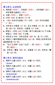 二年级上册数学必背公式