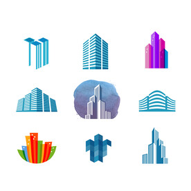 建筑城市图标