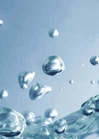 浅蓝色水泡