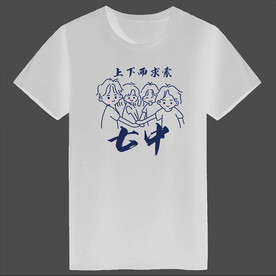 衣服服装衬衫七中图画烫花印花
