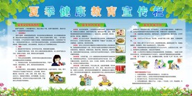 夏季健康教育宣传栏