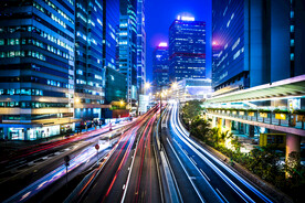 城市夜景图片素材