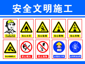 安全文明施工警示牌