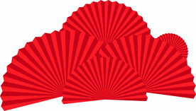 中国风扇子