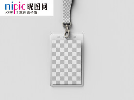 工作证胸牌样机图片