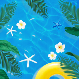 夏日小清新背景