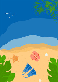 夏日海滩