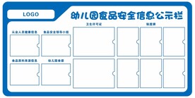 食品安全信息公示栏