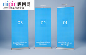 X展架样机图片
