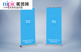 X展架样机图片