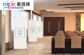 X展架样机图片